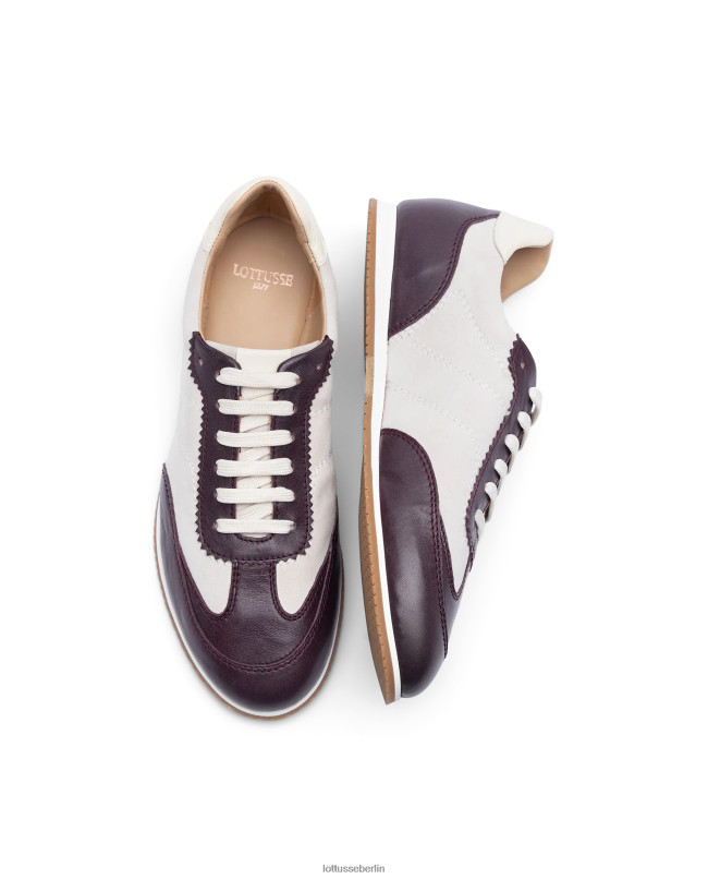 Lottusse Frauen Mancor Kalbsleder-Sneaker mit Tejus-Prägung 22LP0302 Mehrfarben Schuhwerk