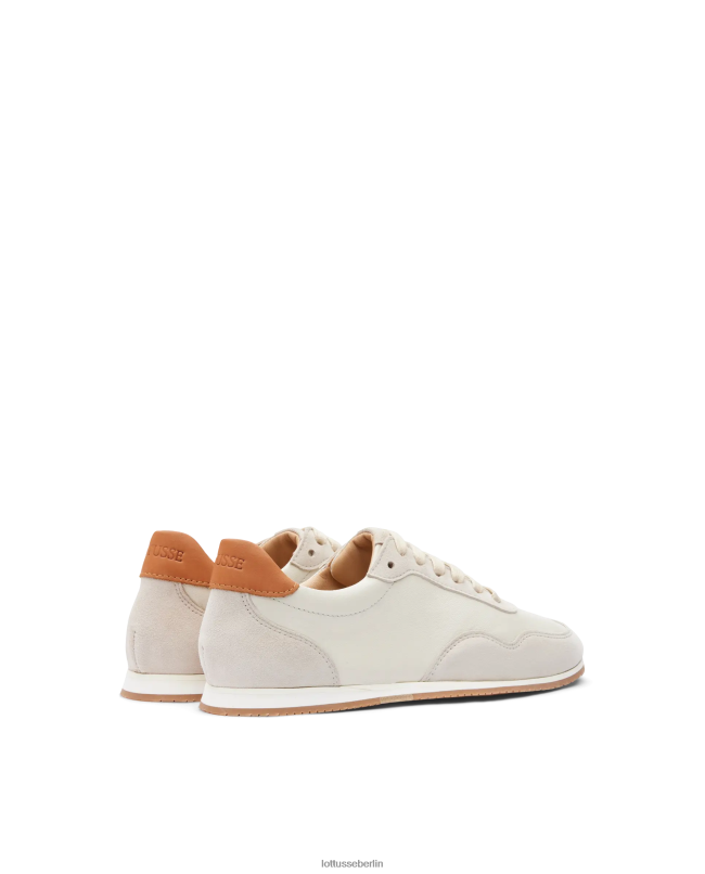 Lottusse Frauen Mancor-Sneaker aus Ziegenwildleder 22LP0297 cremefarben Schuhwerk