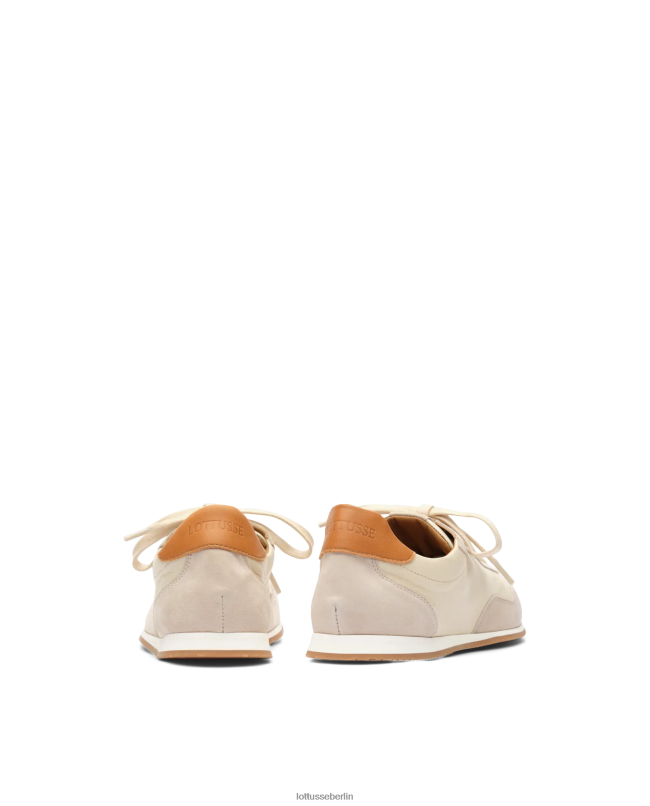 Lottusse Frauen Mancor-Sneaker aus Ziegenwildleder 22LP0297 cremefarben Schuhwerk