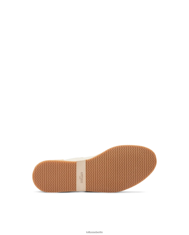 Lottusse Frauen Mancor-Sneaker aus Ziegenwildleder 22LP0298 Beige Schuhwerk