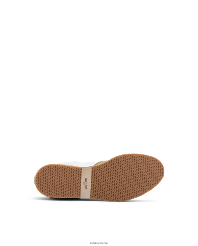 Lottusse Frauen Mancor-Sneaker aus Ziegenwildleder 22LP0300 olivgrün Schuhwerk