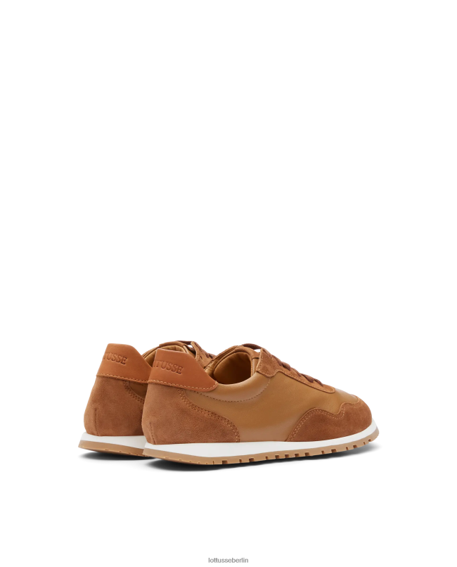 Lottusse Frauen Mancor-Sneaker aus Ziegenwildleder 22LP0413 braun Schuhwerk