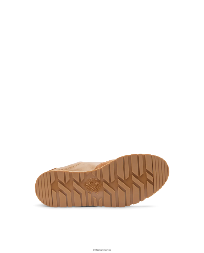 Lottusse Frauen Mancor-Sneaker aus Ziegenwildleder 22LP0413 braun Schuhwerk
