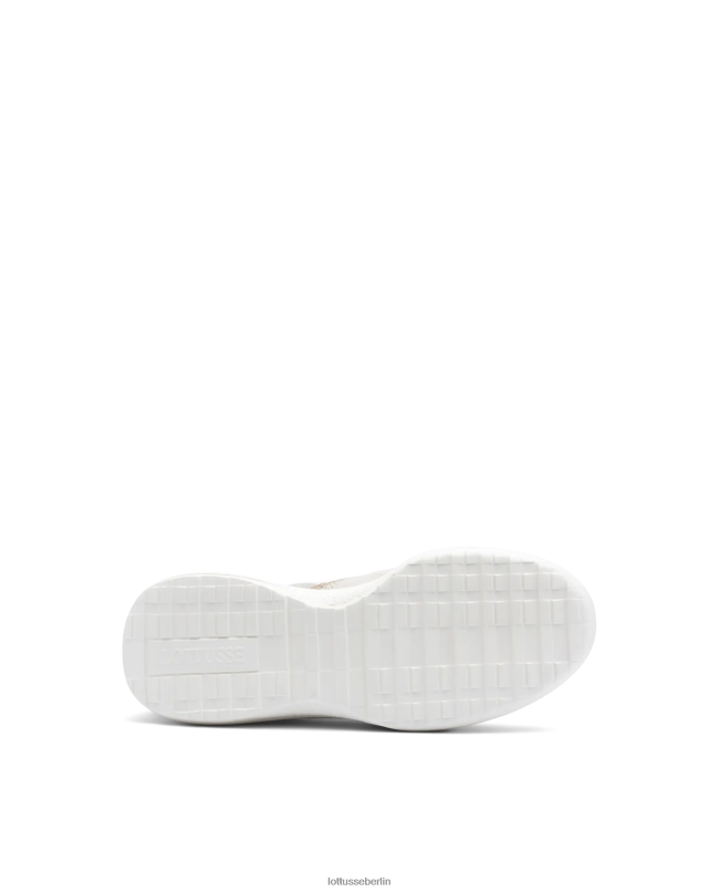 Lottusse Frauen Trotter-Sneakers aus Wildleder und Kalbsleder 22LP0418 cremefarben Schuhwerk