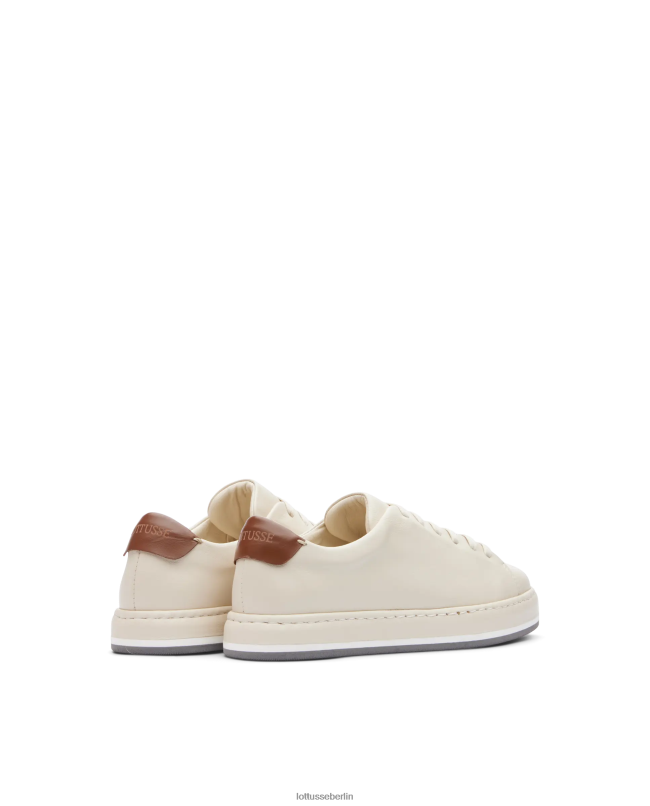 Lottusse Frauen Weiche Libby Lamb-Sneaker 22LP0305 cremefarben Schuhwerk