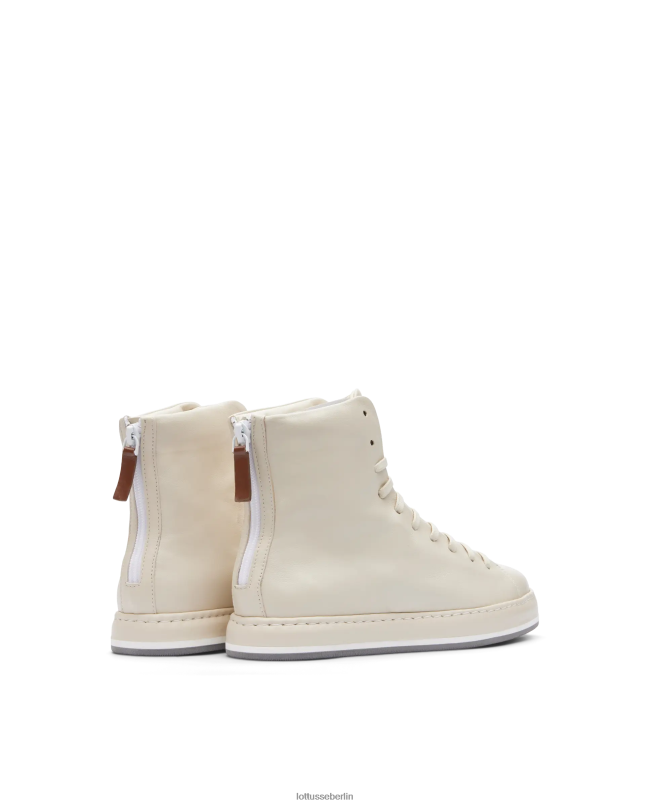 Lottusse Frauen Weiche Libby-Merino-Lamm-Sneaker 22LP0414 cremefarben Schuhwerk