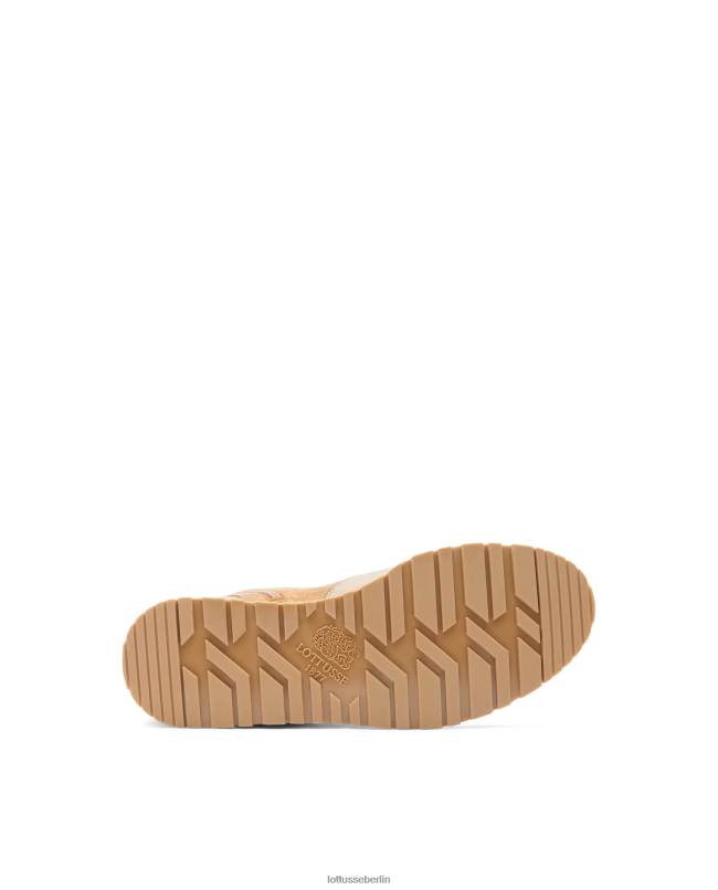 Lottusse Frauen Weiche Mancor Lamm-Sneaker 22LP0412 braun Schuhwerk