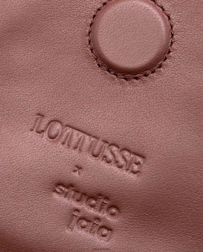 Lottusse Frauen Spezielle mehrfarbige geflochtene Ziegenhenkeltasche 22LP0367 kastanienbraun Zubehör