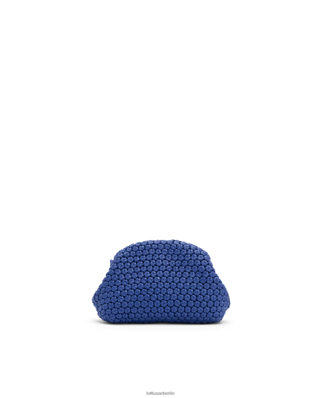 Lottusse Frauen Noodbag Merino-Lamm-Tasche mit weichem Griff oben 22LP0348 Blau Zubehör