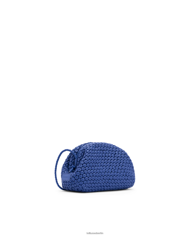 Lottusse Frauen Noodbag Merino-Lamm-Tasche mit weichem Griff oben 22LP0348 Blau Zubehör