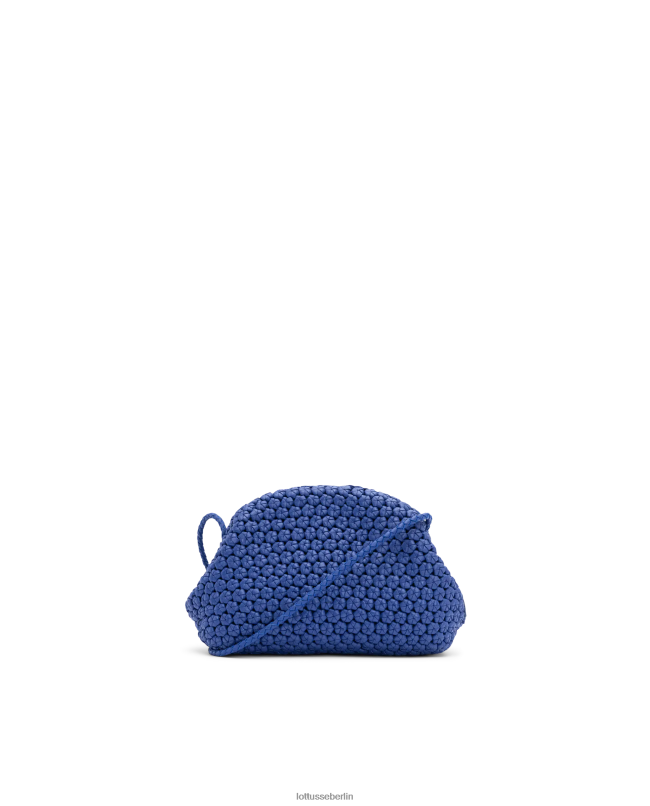 Lottusse Frauen Noodbag Merino-Lamm-Tasche mit weichem Griff oben 22LP0348 Blau Zubehör