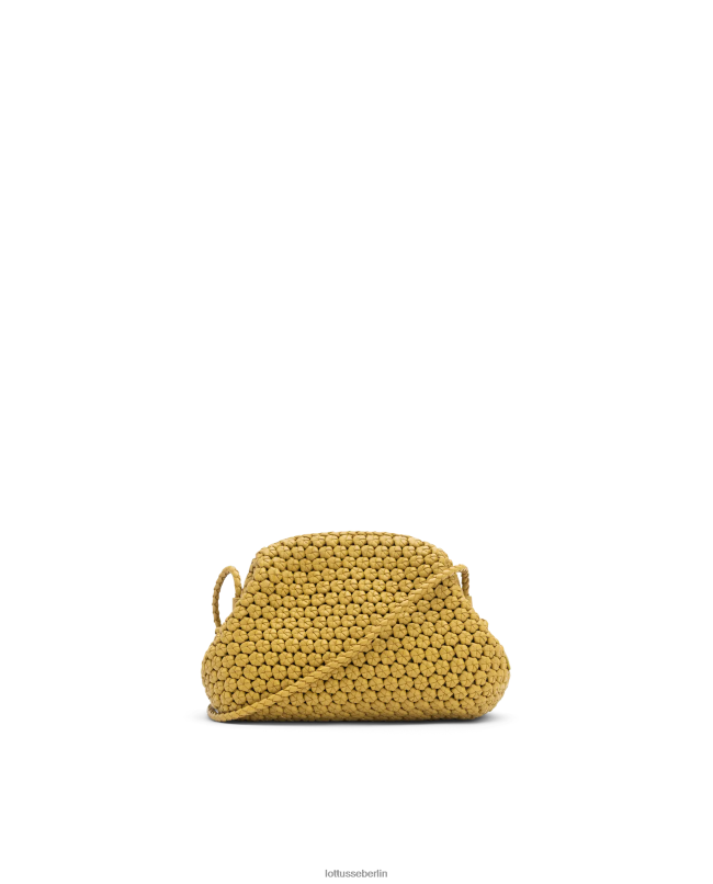 Lottusse Frauen Noodbag Merino-Lamm-Tasche mit weichem Griff oben 22LP0350 gelb Zubehör