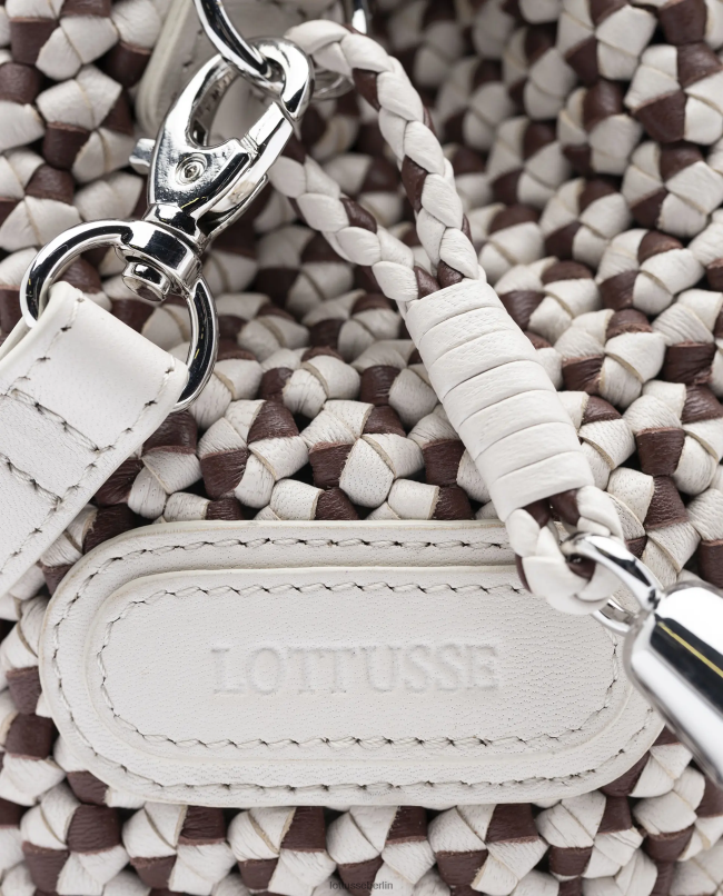 Lottusse Frauen Noodbag Merino-Lamm-Tasche mit weichem Griff oben 22LP0356 Mehrfarben Zubehör