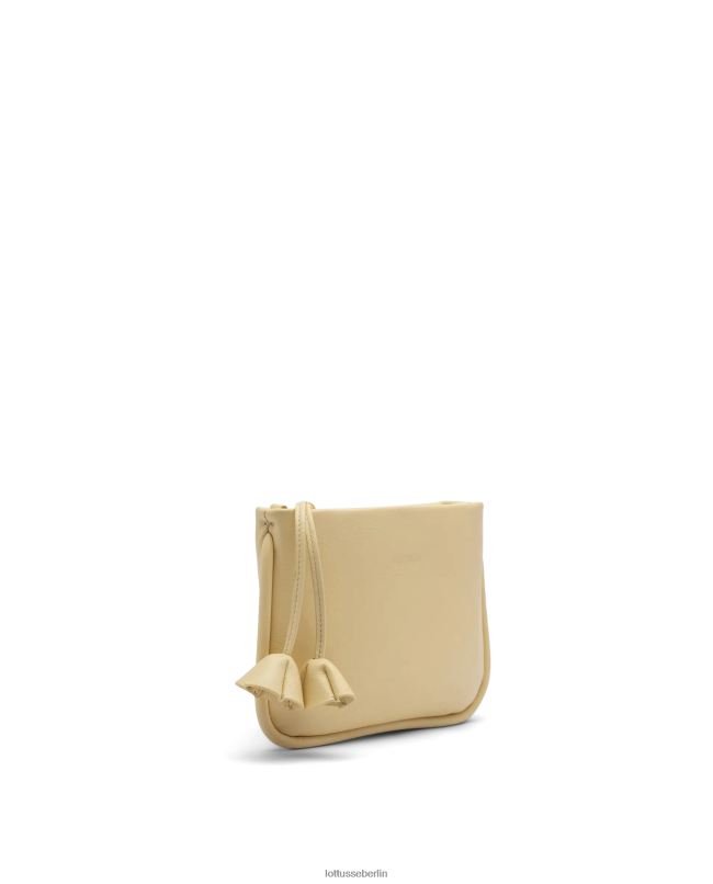 Lottusse Frauen Serena Lamb-Tasche mit weichem Griff oben 22LP0334 gelb Zubehör