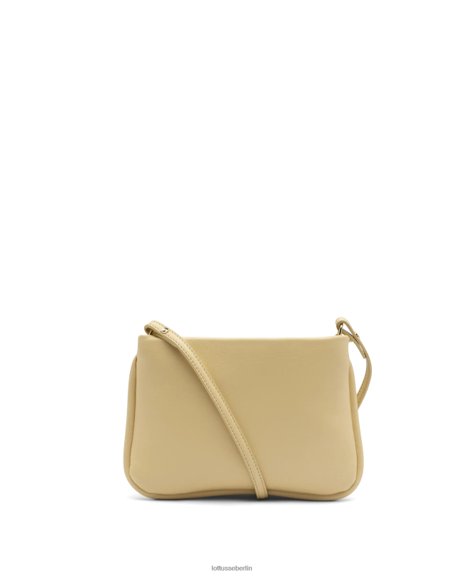 Lottusse Frauen Serena Lamb-Tasche mit weichem Griff oben 22LP0334 gelb Zubehör