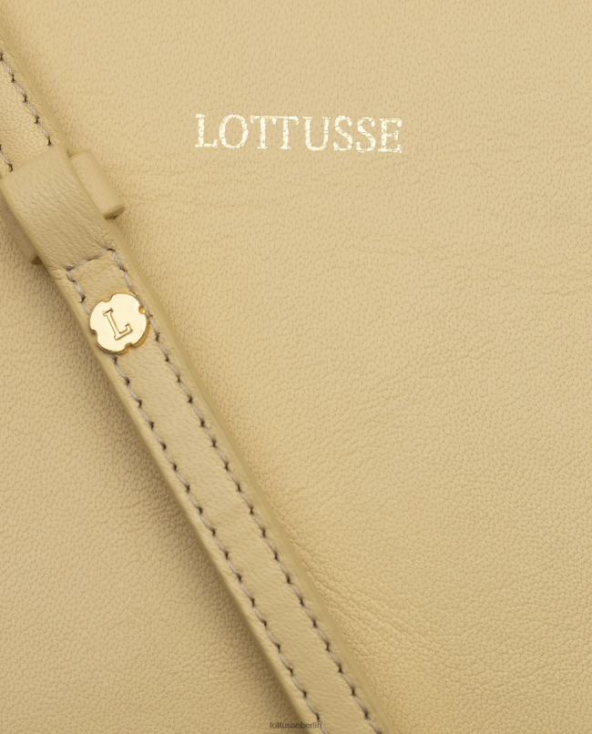 Lottusse Frauen Serena Lamb-Tasche mit weichem Griff oben 22LP0334 gelb Zubehör