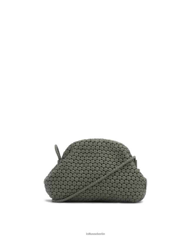 Lottusse Frauen Mehrfarbige Lamm-Clutch von Noodbag 22LP0380 Grün Zubehör