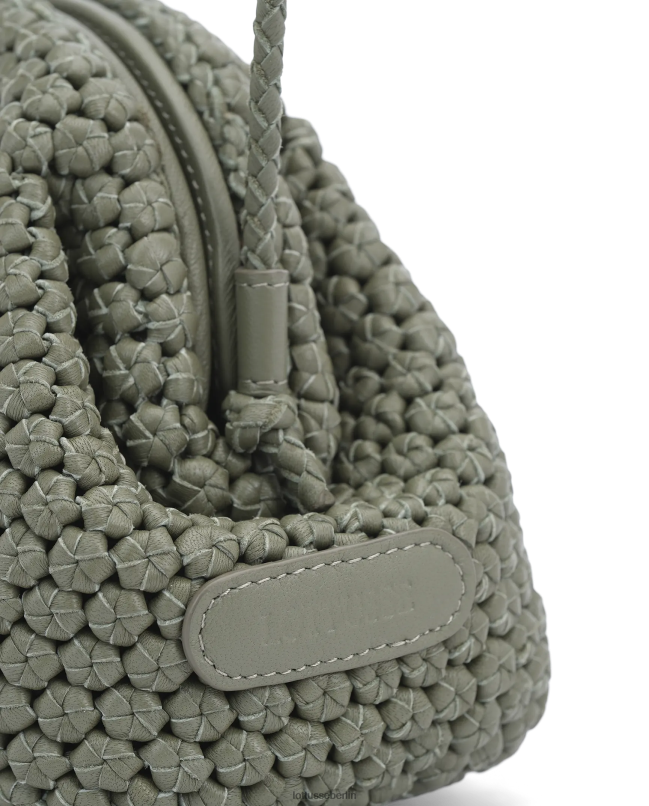 Lottusse Frauen Mehrfarbige Lamm-Clutch von Noodbag 22LP0380 Grün Zubehör