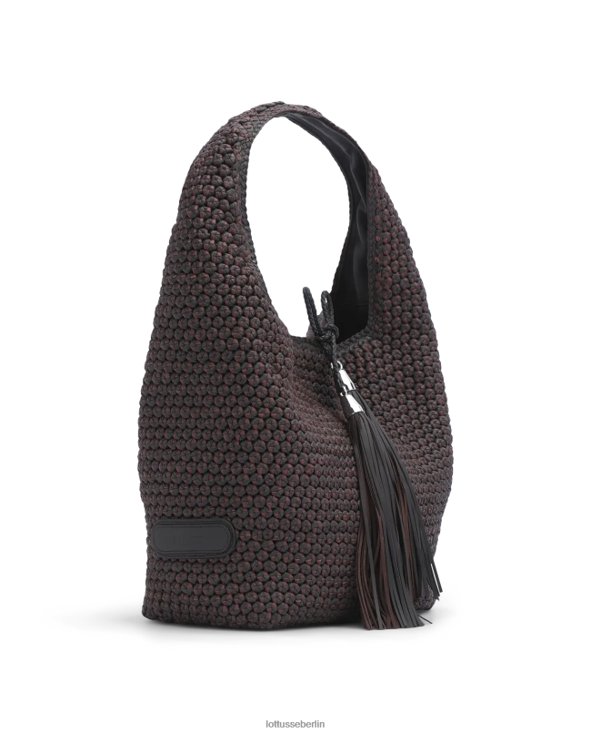 Lottusse Frauen Noodbag Lamm Hobo Noodbag 22LP0390 Mokka Zubehör