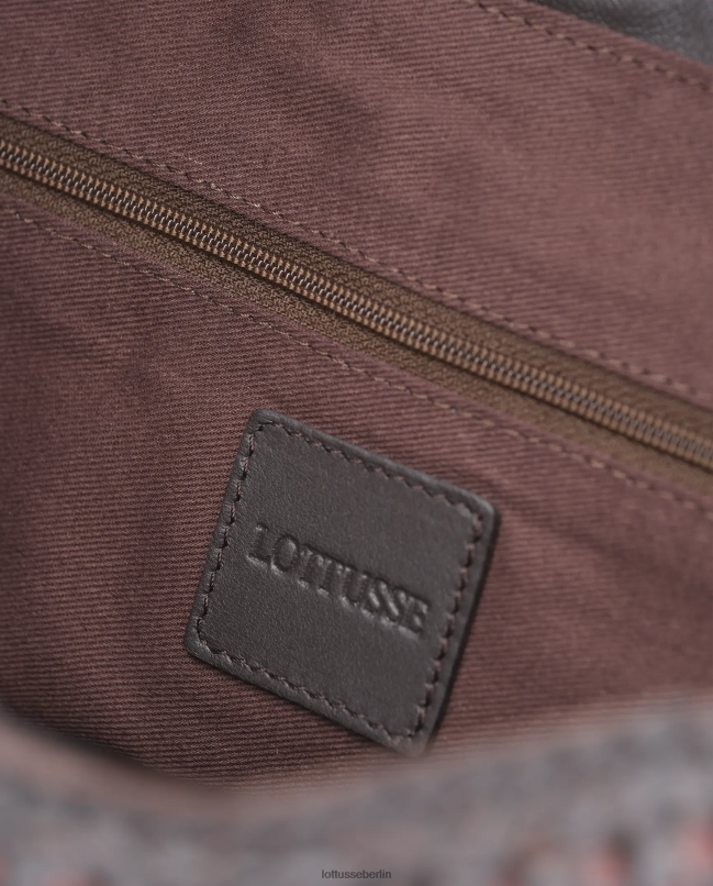 Lottusse Frauen Noodbag Lamm Hobo Noodbag 22LP0390 Mokka Zubehör