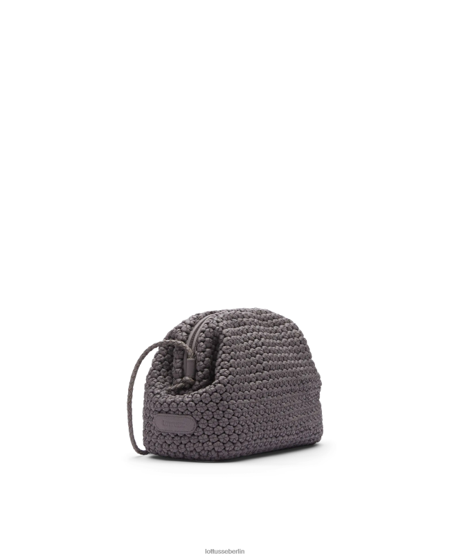 Lottusse Frauen Noodbag Merino-Lamm-Soft-Clutch 22LP0346 Blau Zubehör