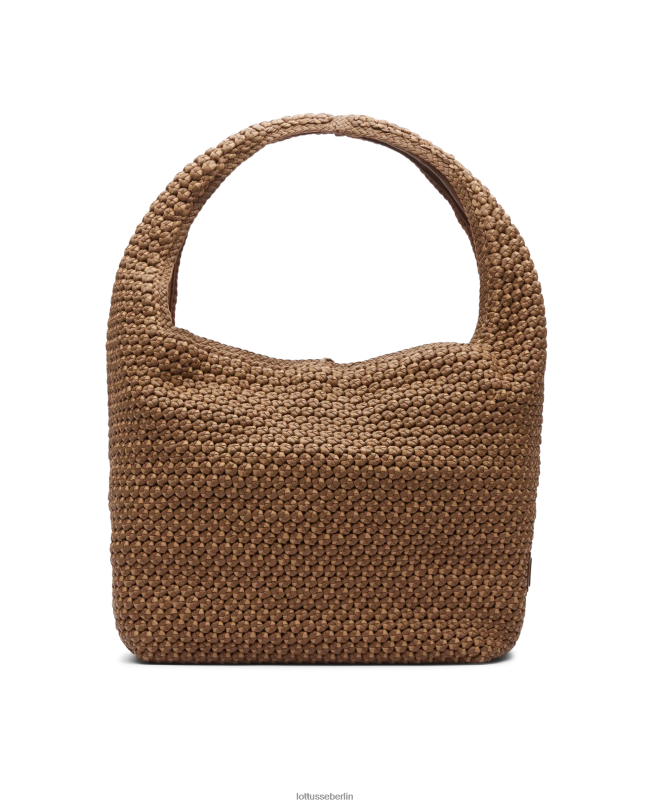 Lottusse Frauen Noodbag Merino Lamm Soft Hobo 22LP0359 braun Zubehör