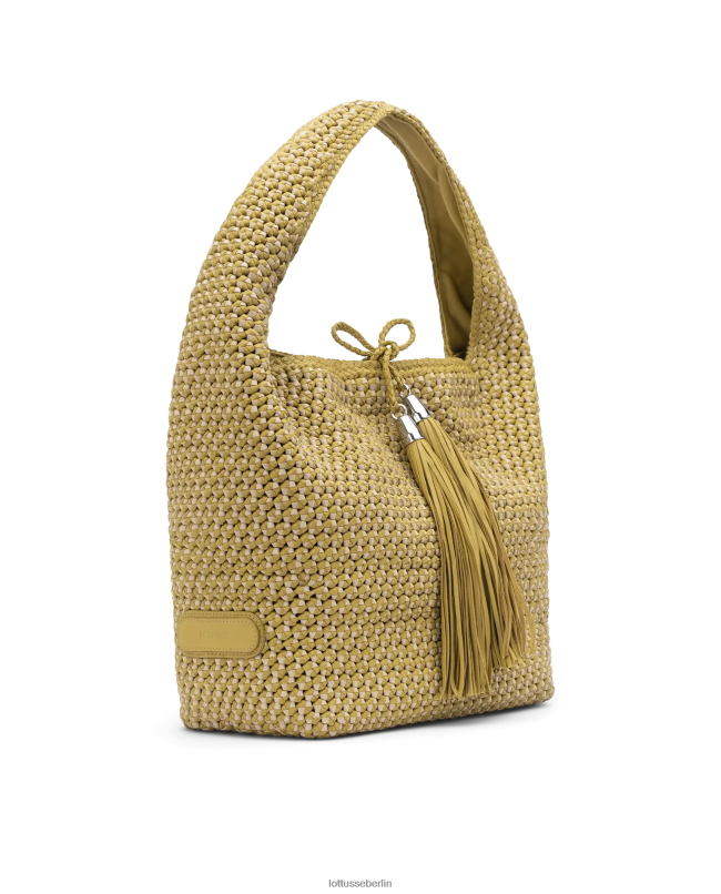 Lottusse Frauen Noodbag Merino Lamm Soft Hobo 22LP0360 Mehrfarben Zubehör