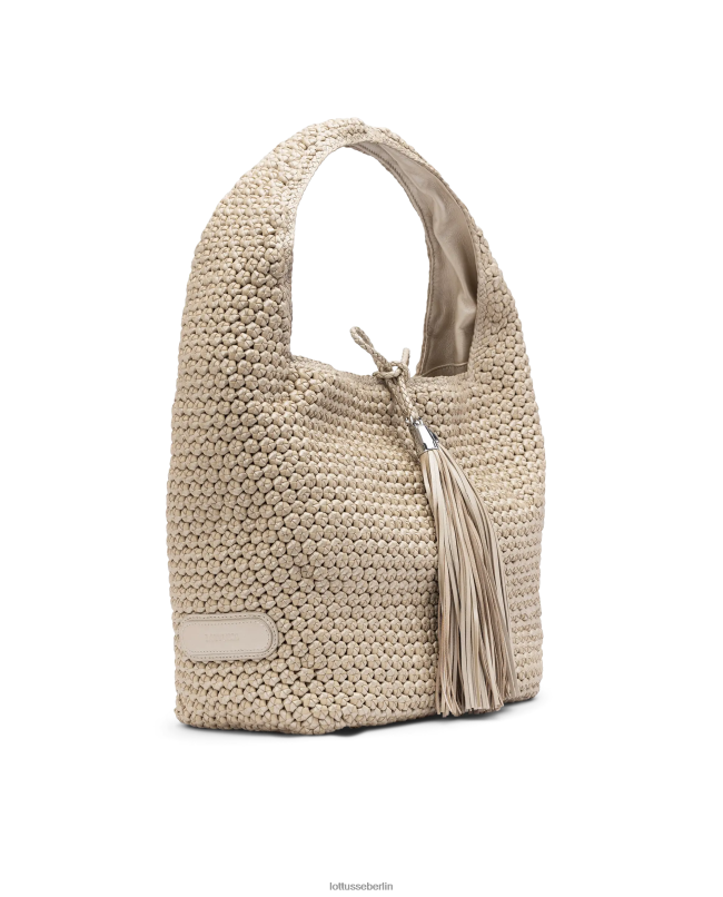 Lottusse Frauen Noodbag Merino Lamm Soft Hobo 22LP0361 Mehrfarben Zubehör