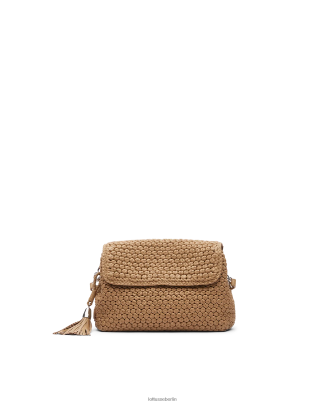 Lottusse Frauen Noodbag Merino Lamm weiche Handtasche 22LP0355 braun Zubehör