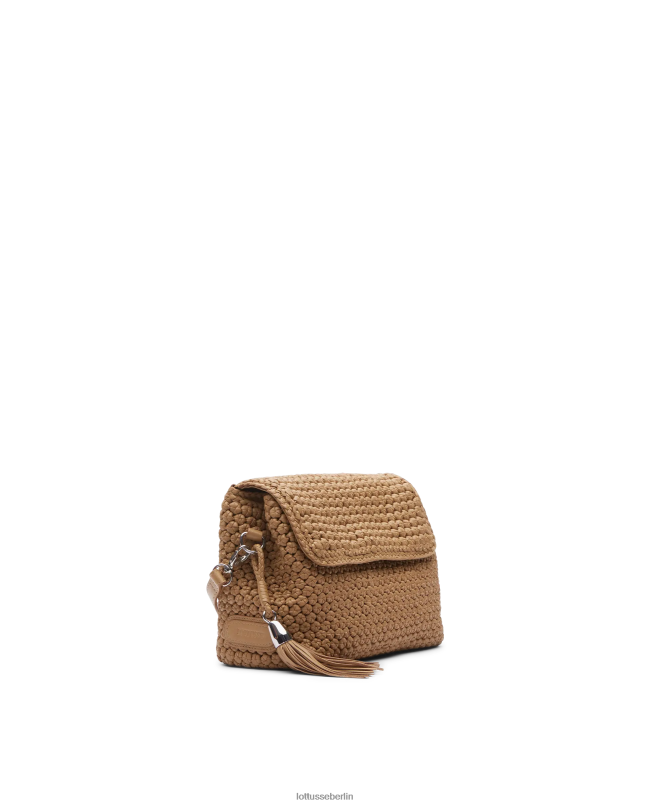 Lottusse Frauen Noodbag Merino Lamm weiche Handtasche 22LP0355 braun Zubehör
