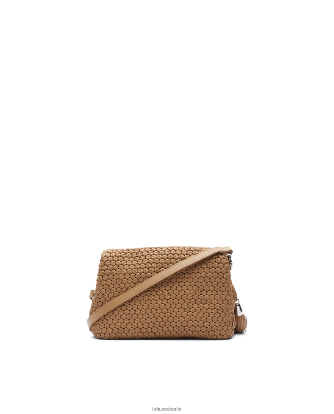 Lottusse Frauen Noodbag Merino Lamm weiche Handtasche 22LP0355 braun Zubehör