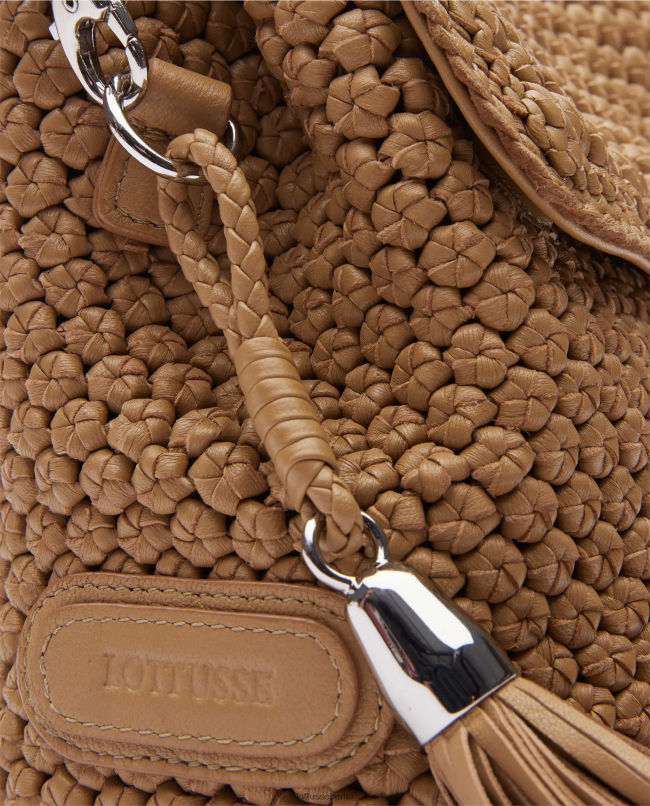 Lottusse Frauen Noodbag Merino Lamm weiche Handtasche 22LP0355 braun Zubehör