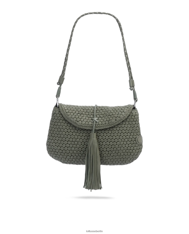Lottusse Frauen Noodbag mehrfarbige Lammhandtasche 22LP0384 Grün Zubehör