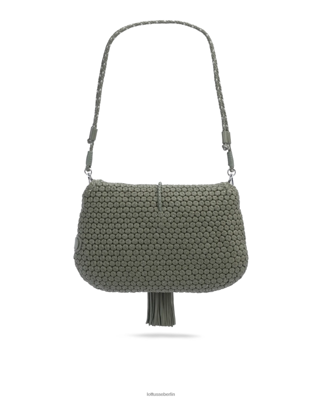 Lottusse Frauen Noodbag mehrfarbige Lammhandtasche 22LP0384 Grün Zubehör