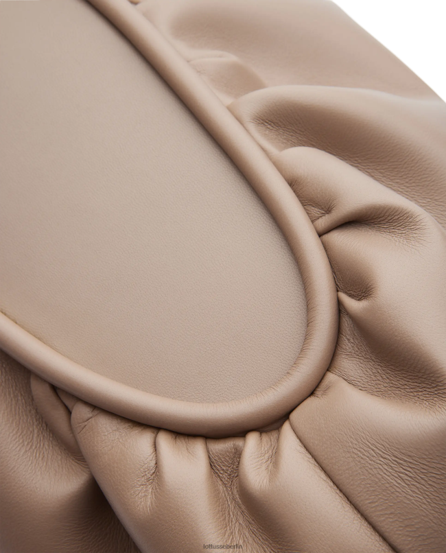 Lottusse Frauen Serena Merino Lamm weiche Umhängetasche 22LP0330 Taupe Zubehör