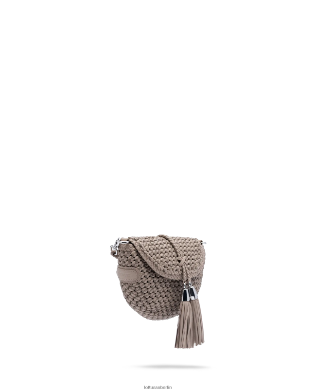 Lottusse Frauen Noodbag Merino Lamm weiche Umhängetasche 22LP0342 Beige Zubehör