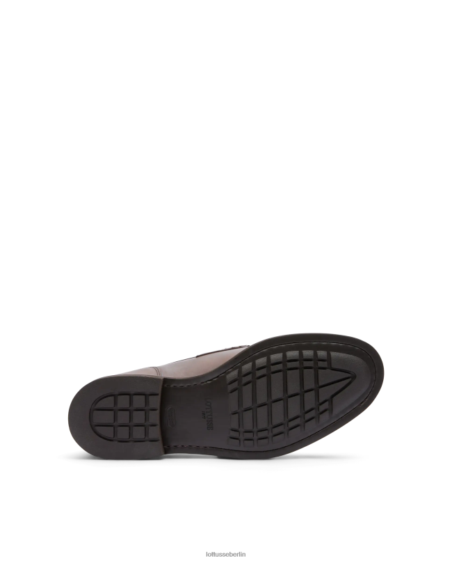 Lottusse Männer Daytona Bootsschuhe aus gewachstem Kalbsleder 22LP0134 braun Schuhwerk