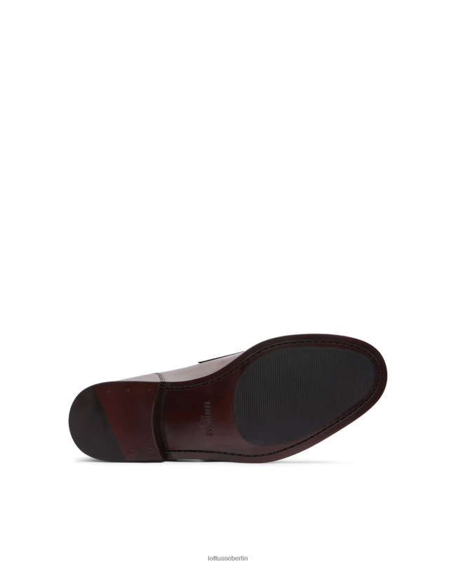 Lottusse Männer Daytona-Bootsschuhe aus hellem Kalbsleder 22LP04 braun Schuhwerk