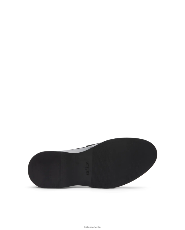Lottusse Männer Luca Bootsschuhe aus poliertem Binder-Kalbsleder 22LP0170 Schwarz Schuhwerk