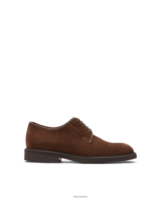 Lottusse Männer Baltimore-Wildleder-Kalbsderby 22LP0150 braun Schuhwerk