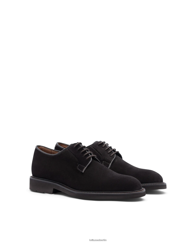 Lottusse Männer Baltimore-Wildleder-Kalbsderby 22LP019 Mokka Schuhwerk
