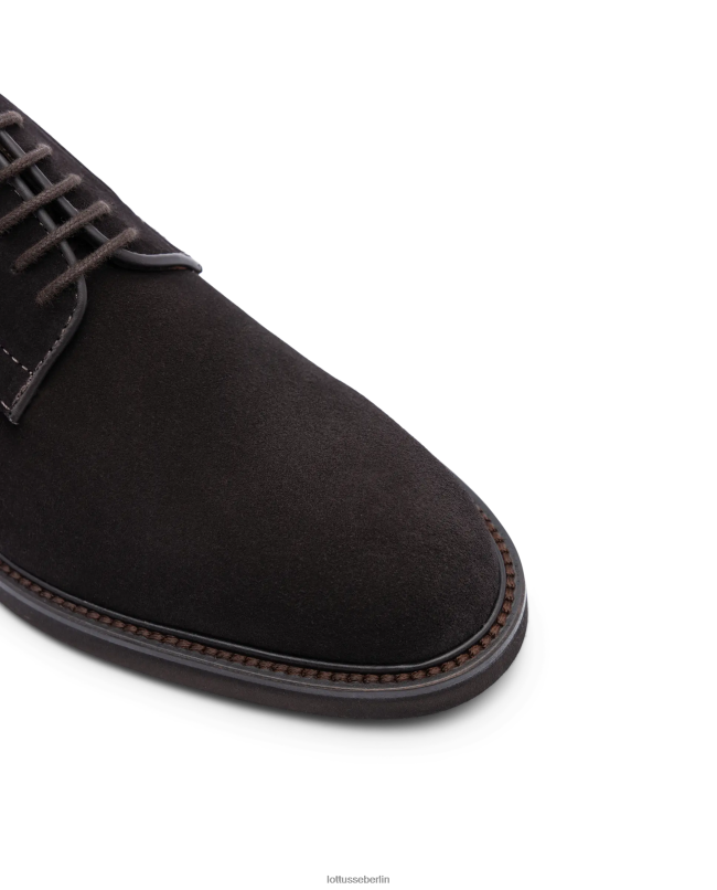 Lottusse Männer Baltimore-Wildleder-Kalbsderby 22LP019 Mokka Schuhwerk
