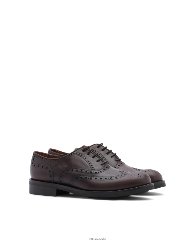 Lottusse Männer Chelsea Wax Calf Derby 22LP0187 braun Schuhwerk