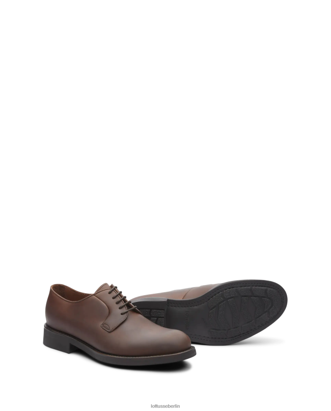 Lottusse Männer Chelsea Wax Calf Derby 22LP0187 braun Schuhwerk