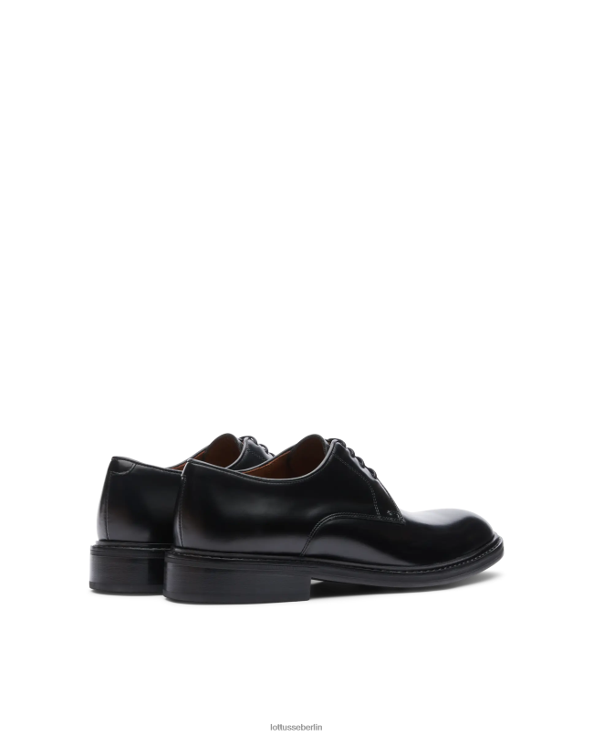 Lottusse Männer Harrys Bright Calf Derby 22LP023 Schwarz Schuhwerk