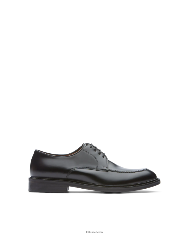 Lottusse Männer Harrys Bright Calf Derby 22LP024 Schwarz Schuhwerk