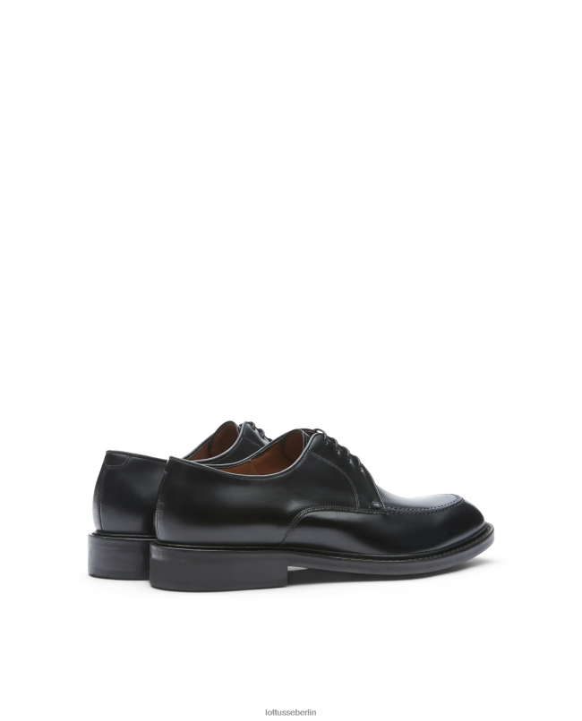Lottusse Männer Harrys Bright Calf Derby 22LP024 Schwarz Schuhwerk