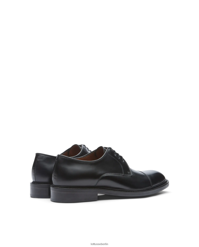 Lottusse Männer Harrys Bright Calf Derby 22LP025 Schwarz Schuhwerk