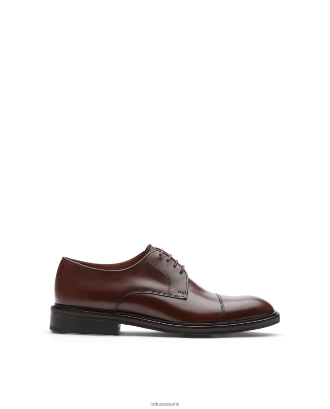 Lottusse Männer Harrys Bright Calf Derby 22LP026 braun Schuhwerk