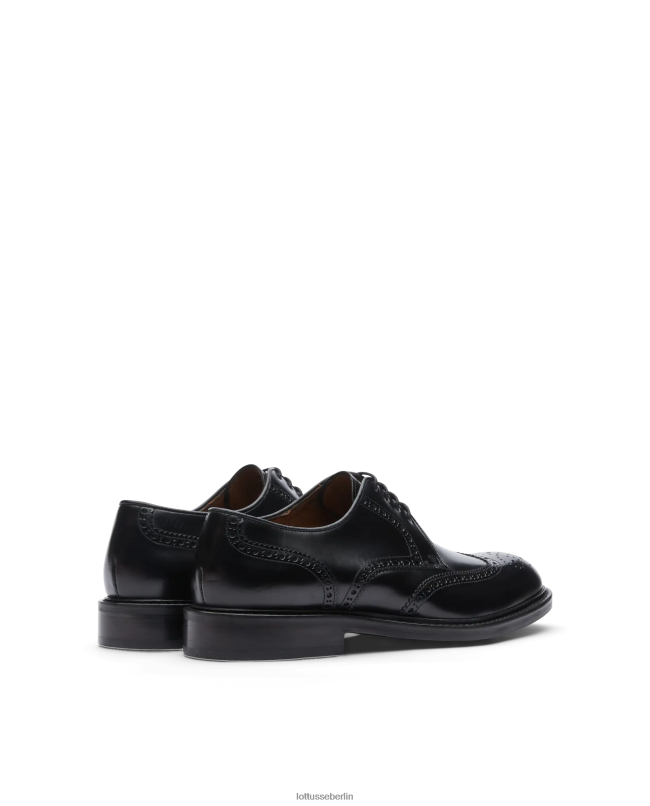 Lottusse Männer Harrys Bright Calf Derby 22LP027 Schwarz Schuhwerk